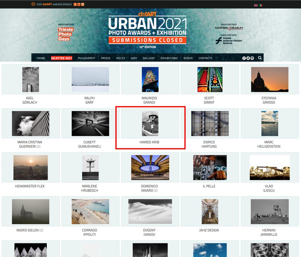 حامد اریب با «رویای پرواز» برگزیده فستیوال URBAN 2021 ایتالیا شد